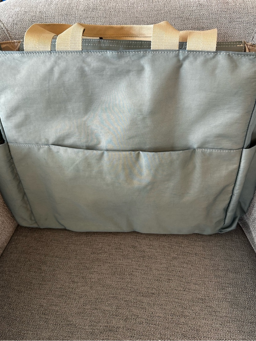 Beige Sport Carryall with Blue Custom Dye - Beis - Picture 5 of 5